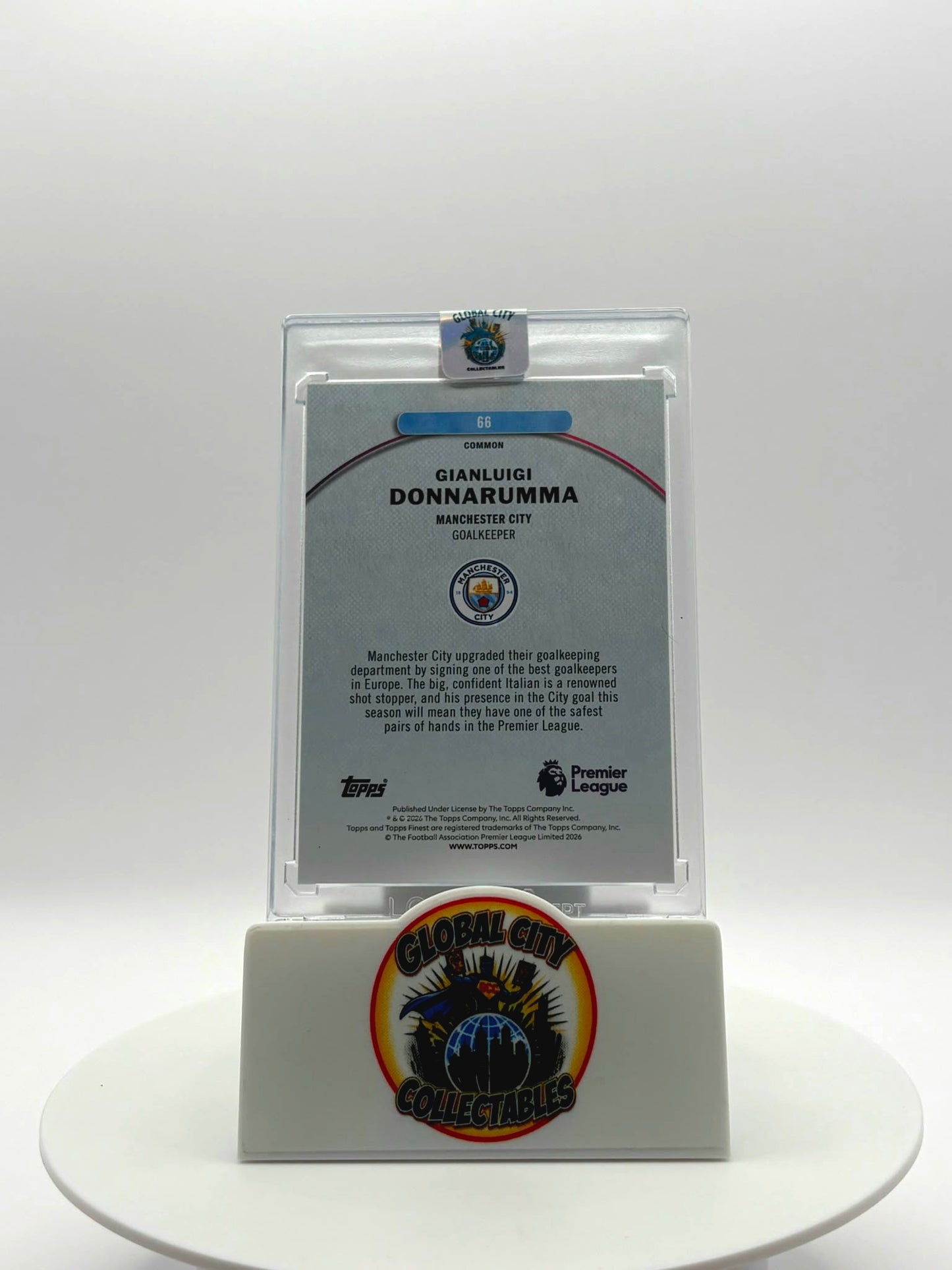 Topps Finest Premier League 2026 - Manchester City - Gianluigi Donnarumma - 51/99