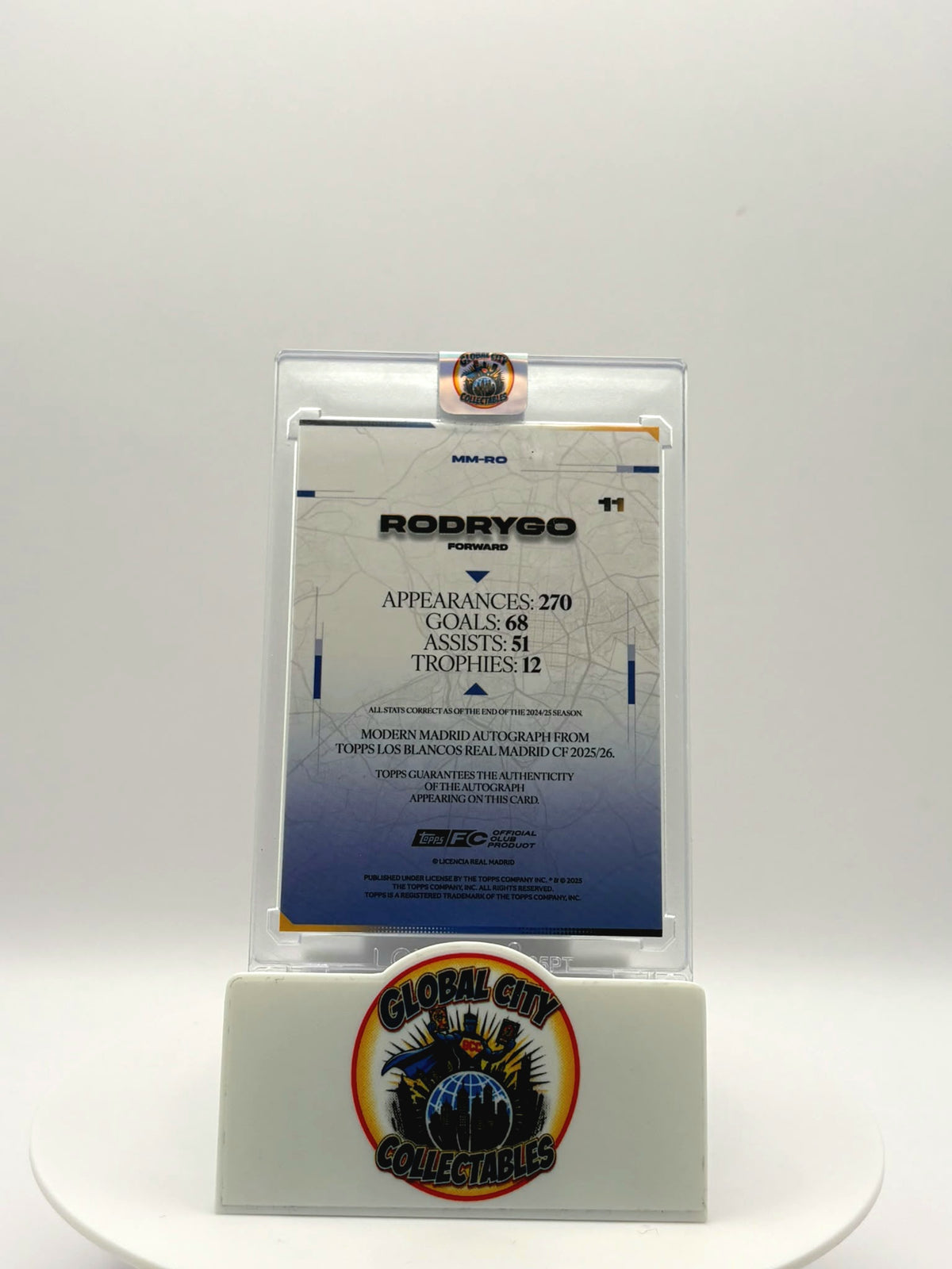 Topps Los Blancos 2026 - Real Madrid - Rodrygo Autograph - 08/75