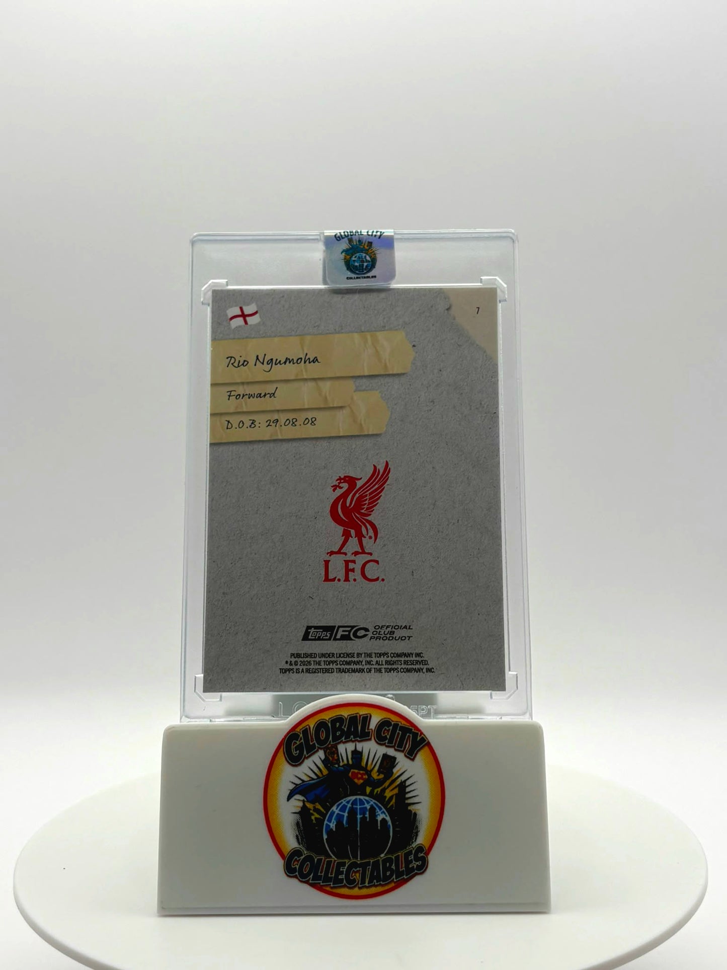 Topps Premier League 2026 - Liverpool - Rio Ngumoa RC - 96/99