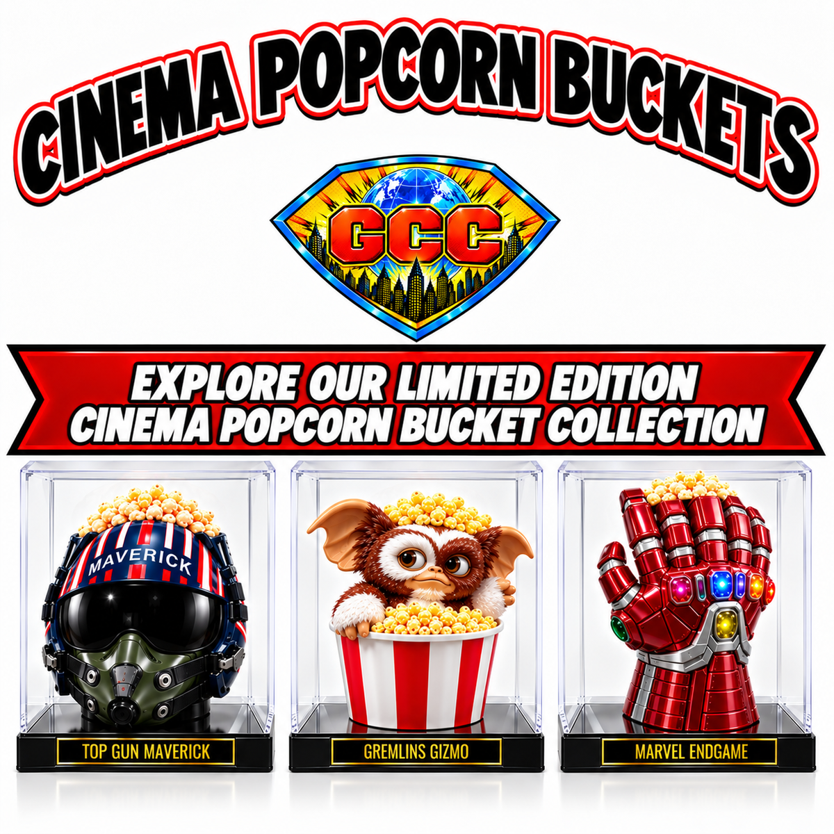 Cinema Popcorn Buckets