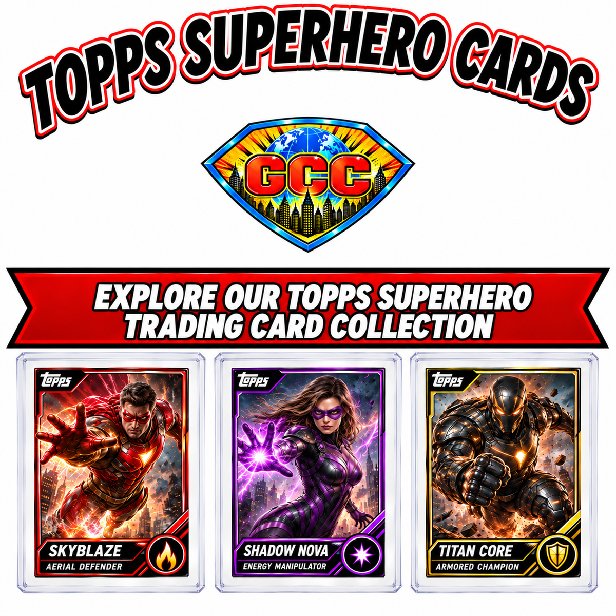 Topps Superhero Cards