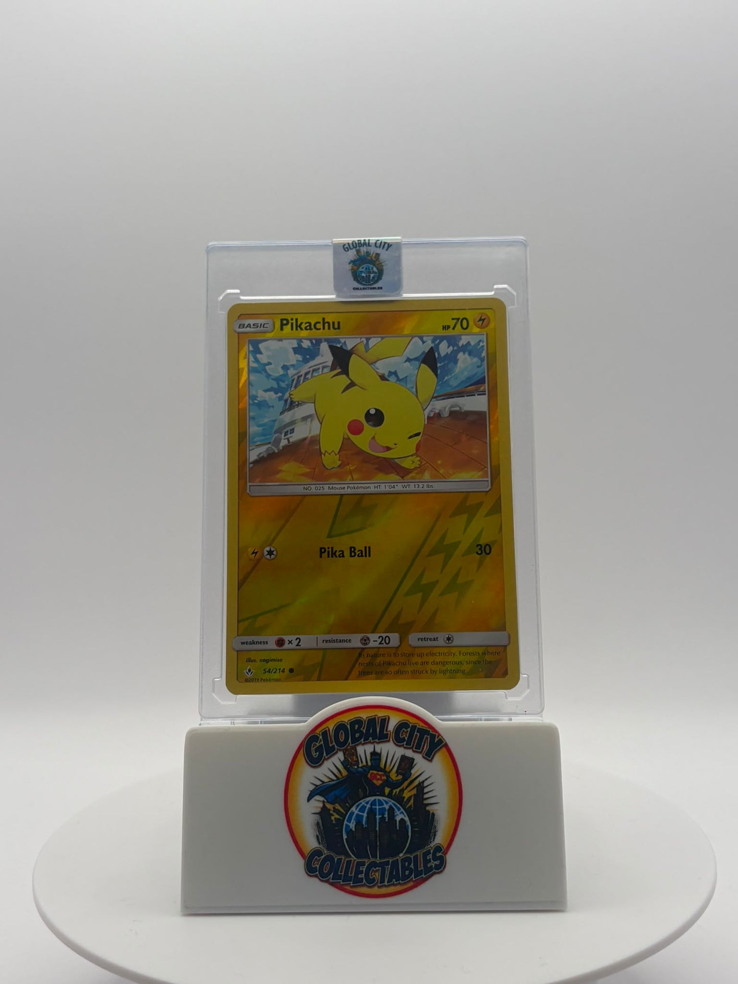 Pokémon 2019 Sun & Moon – Unbroken Bonds 054/214 Pikachu Lightning-type