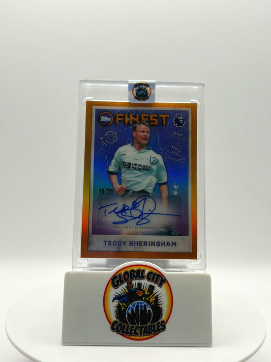 Topps Finest Premier League 2026 - Tottenham Hotspurs - Teddy Sheringham Autograph - 16/25