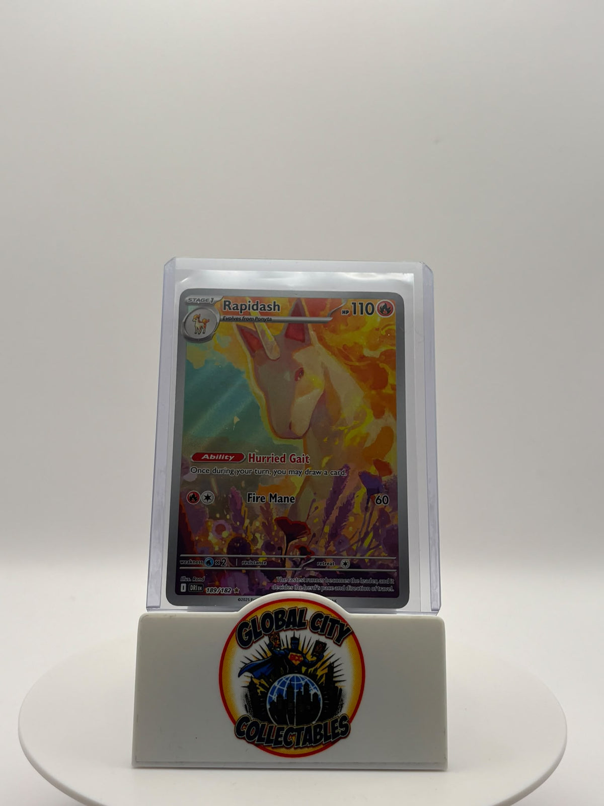 Pokémon 2025 Destined Rivals 189/182 Rapidash Illustration Rare