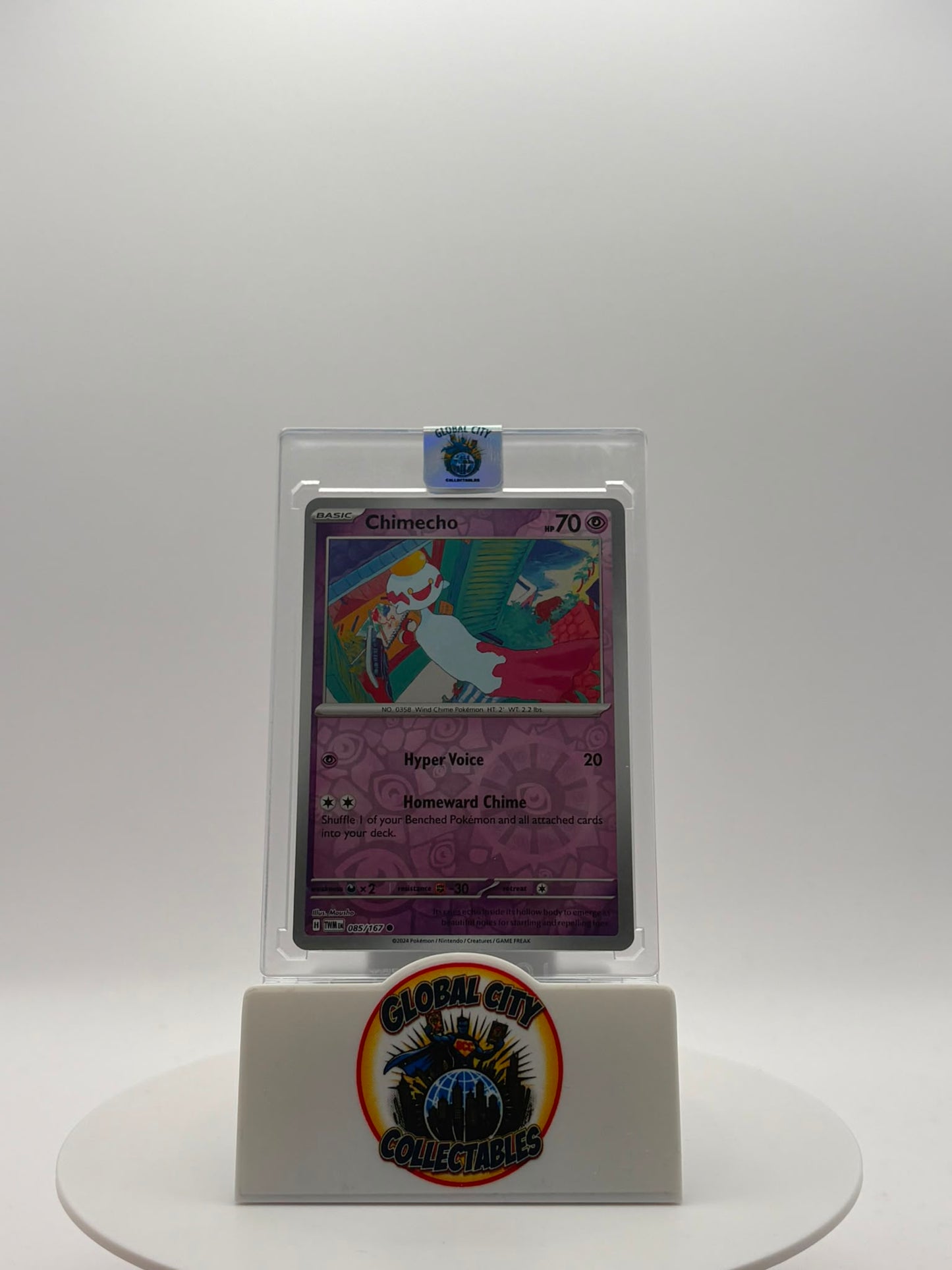Pokémon 2024 Scarlet & Violet: Twilight Masquerade expansion 085/167 Chimecho