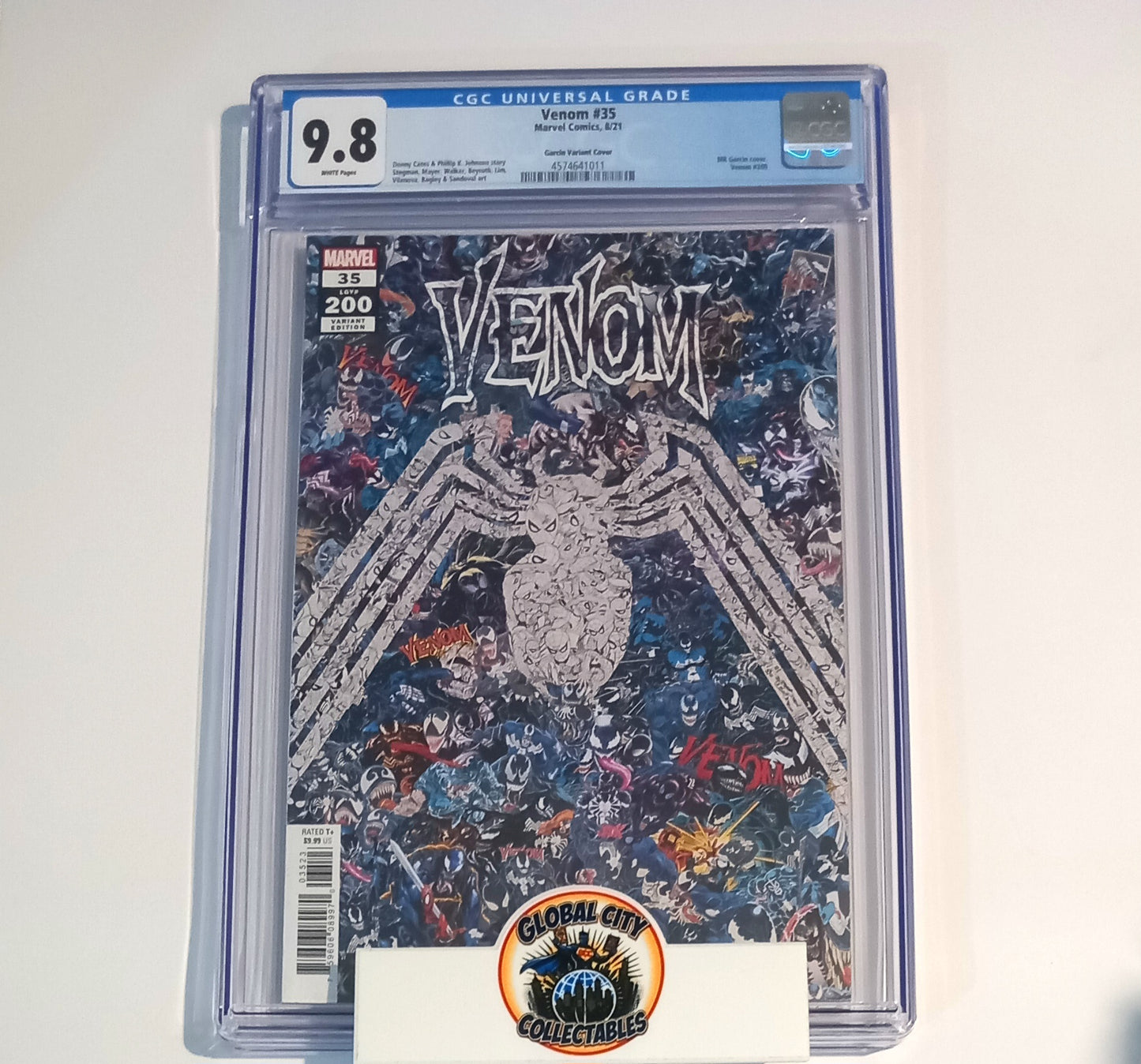 Marvel Venom #35 CGC 9.8 Garcin Variant Key Issue Dylan Brock Becomes Venom