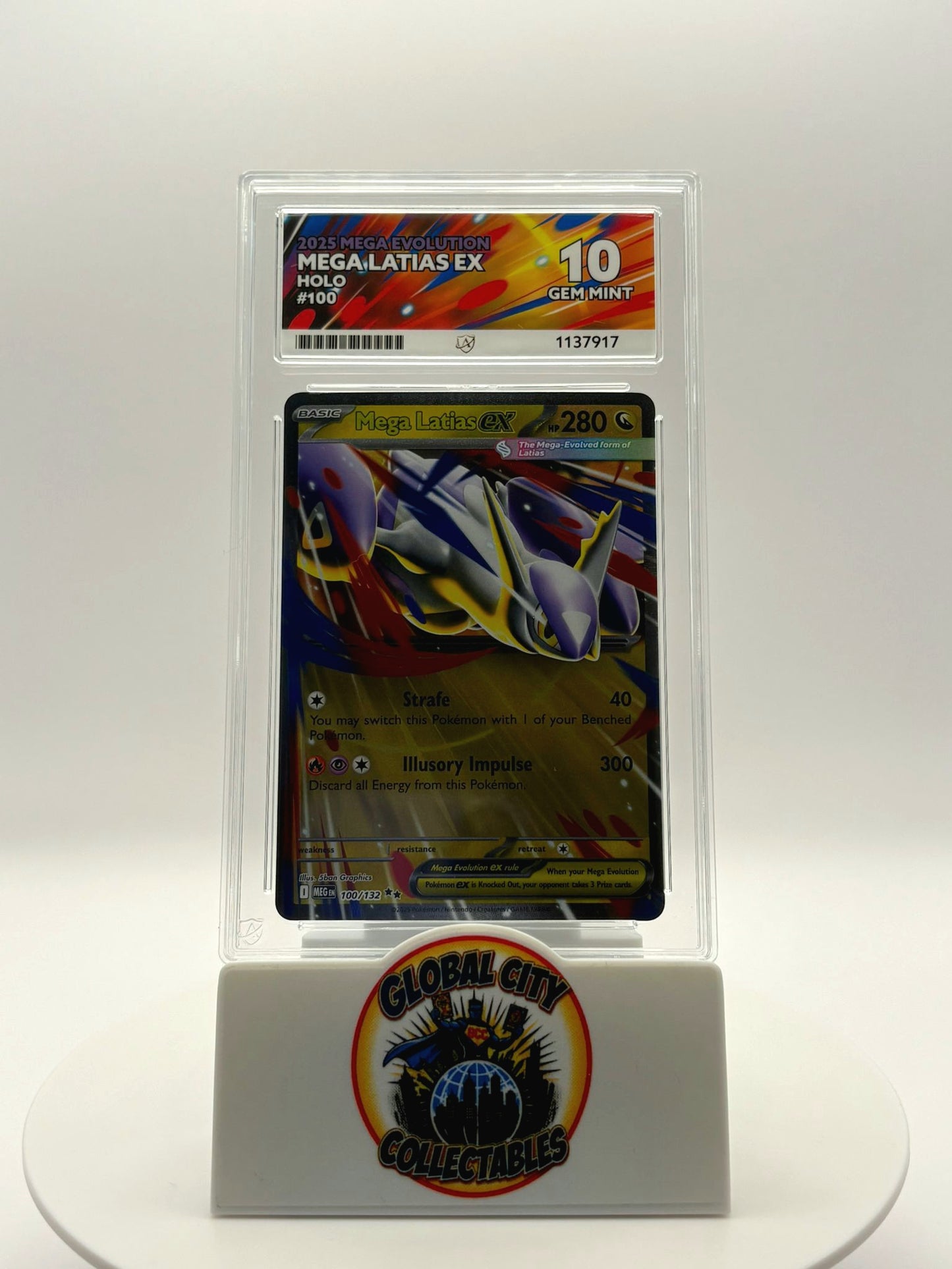 Pokémon 2025 Mega Latias EX 100/132 Holo
