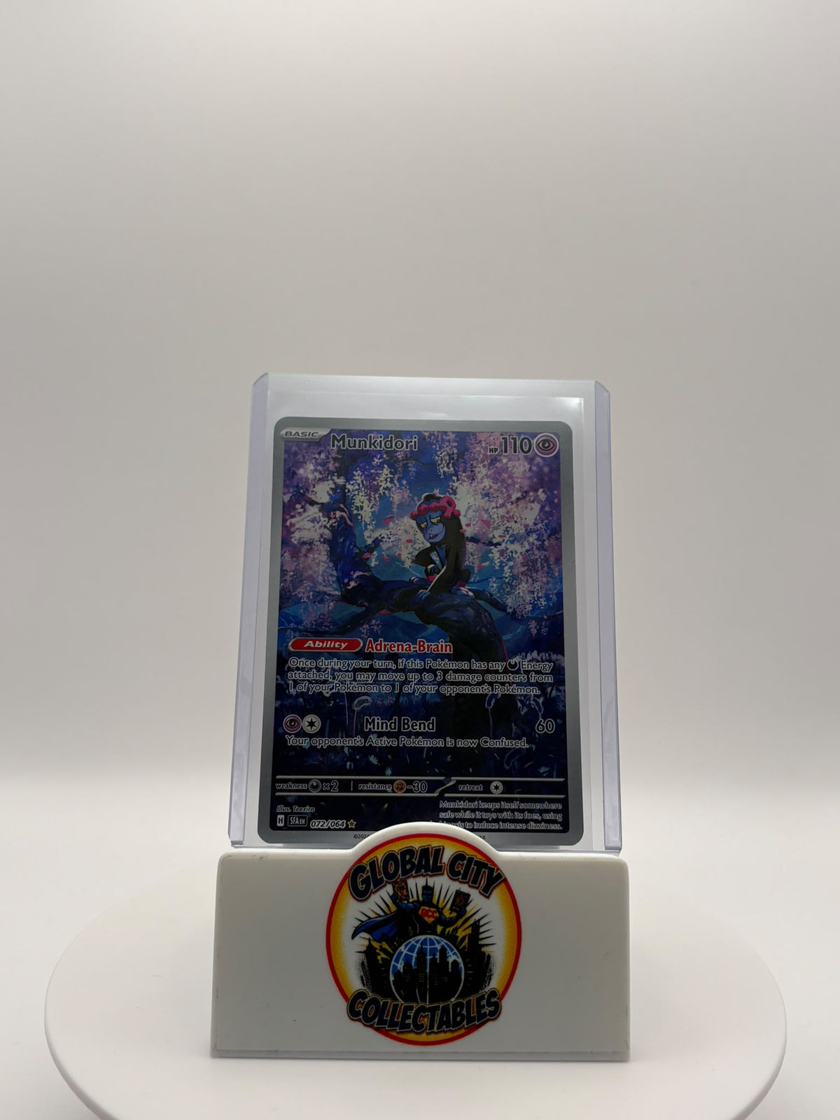 Pokemon 2024 Shrouded Fable 072/064 Munkidori Illustration Rare