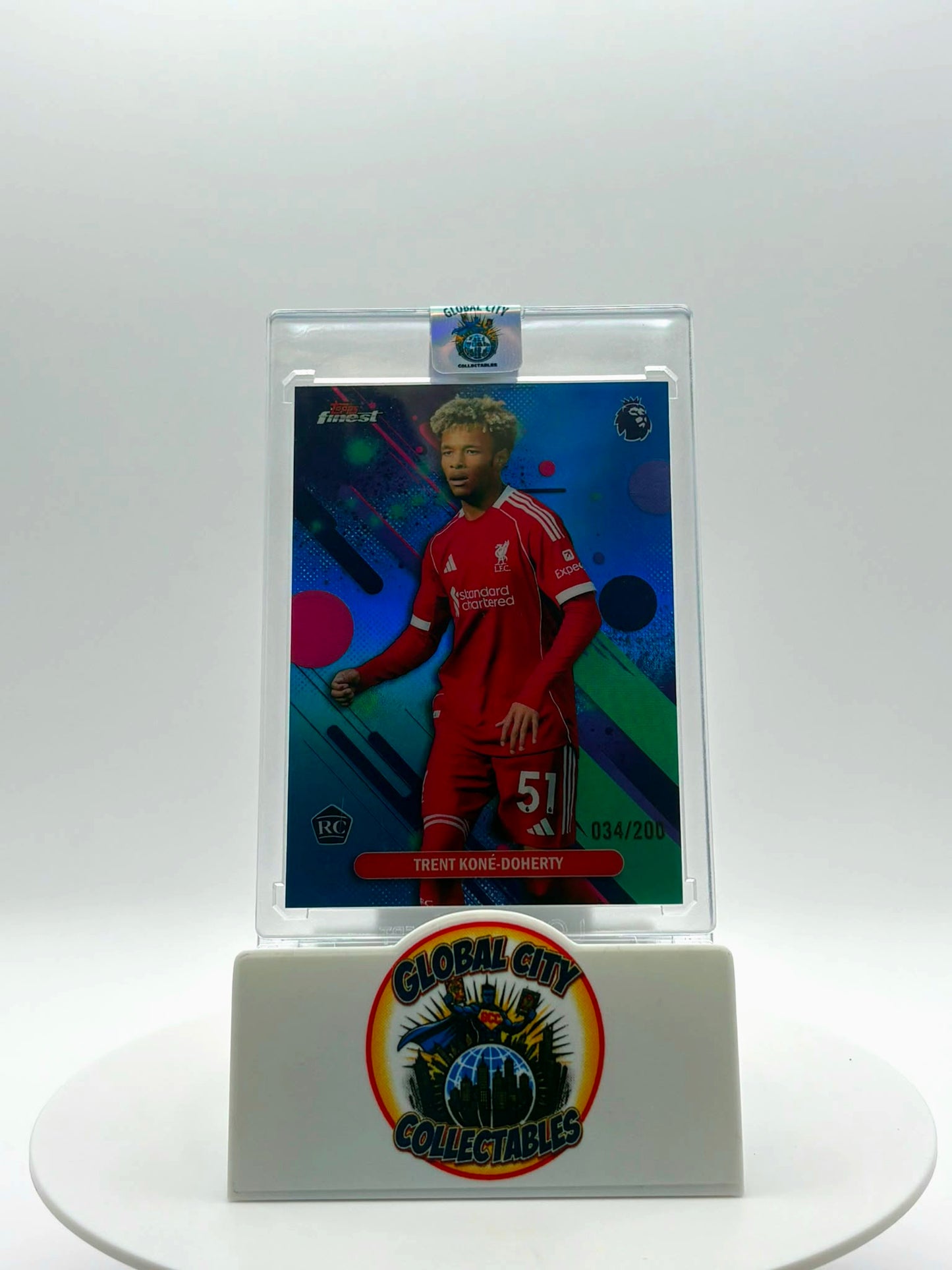 Topps Finest Premier League 2026 - Liverpool - Trent Kone-Doherty RC - 034/200