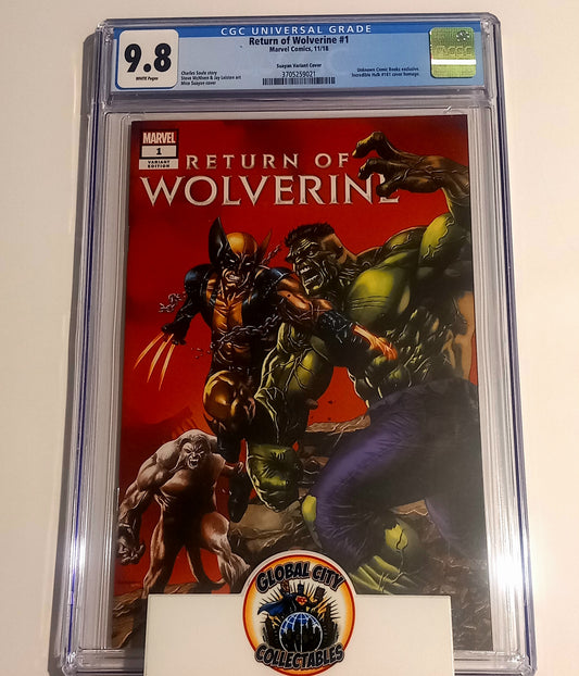 Marvel Return Of Wolverine #1 CGC 9.8 Suayan Variant Cover