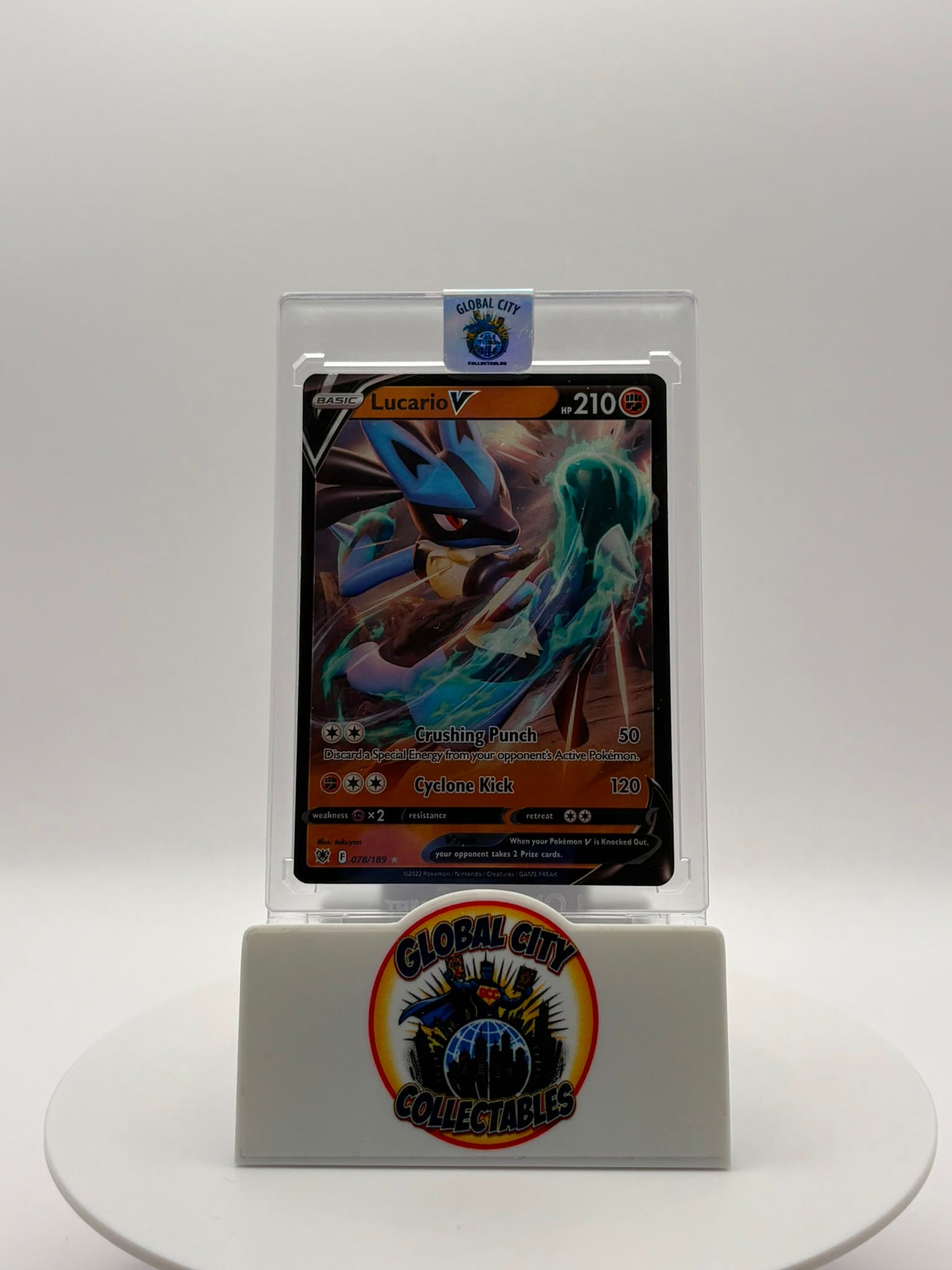 Pokémon 2022 Sword & Shield: Astral Radiance expansion 078/189 Lucario V