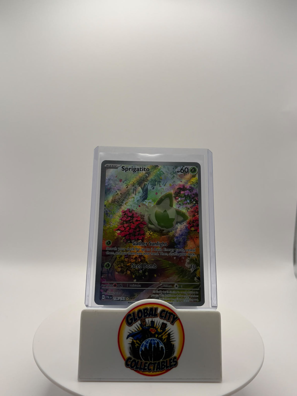 Pokemon 2023 Paldea Evolved 196/193 Sprigatito Illustration Rare