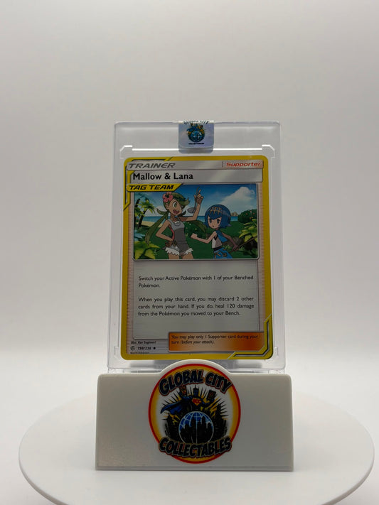 Pokémon 2019 Sun & Moon: Cosmic Eclipse Expansion 198/236 Mallow & Lana Tag Team