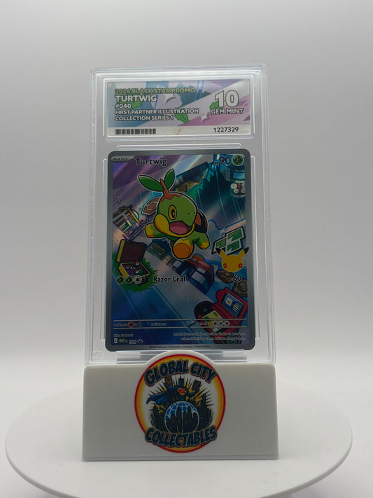 Pokémon 2026 Black Star Promo 040 Turtwig First Partner Illustration