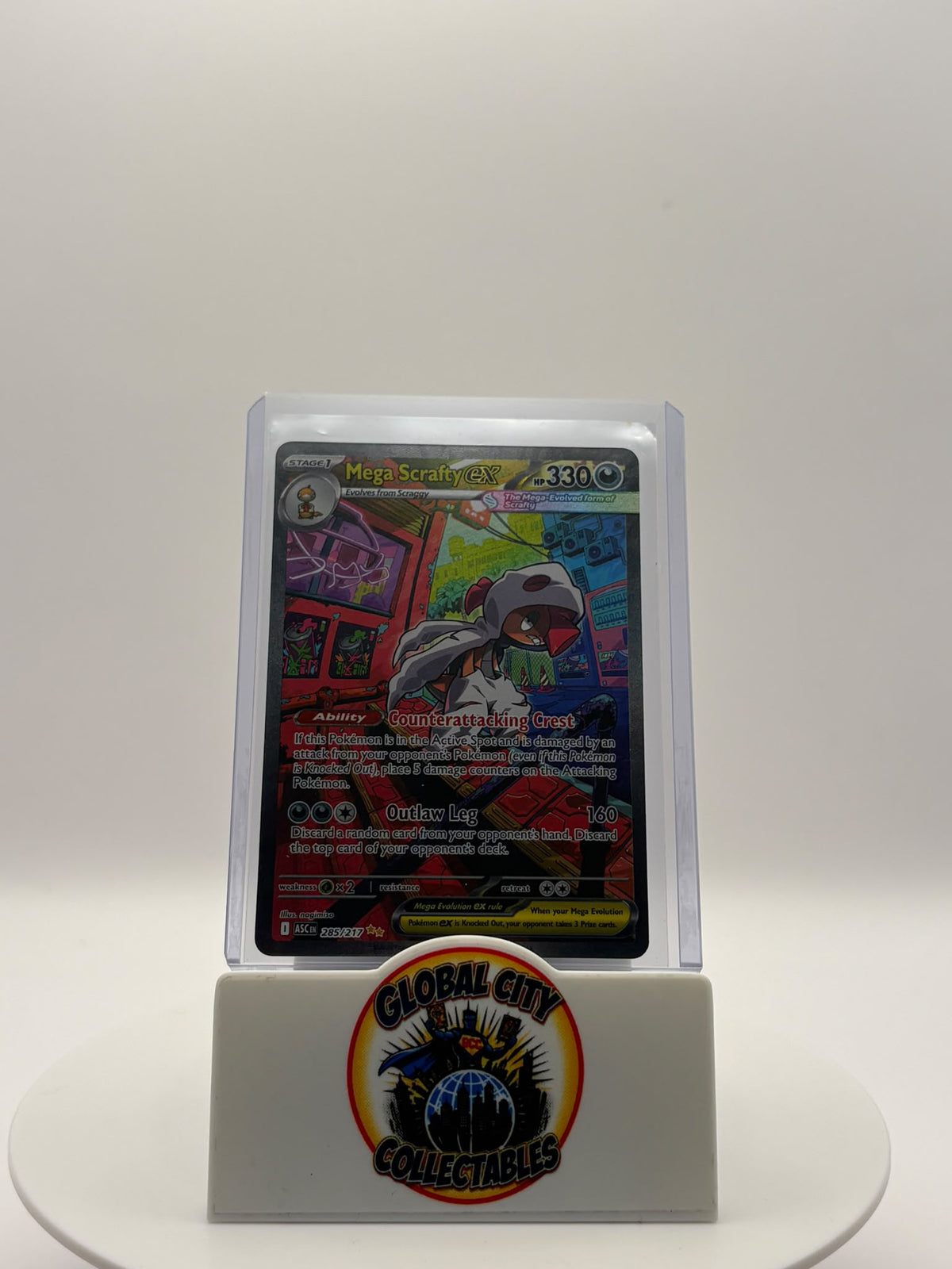 Pokémon 2026 Ascended Heroes 285/217 Mega Scrafty EX