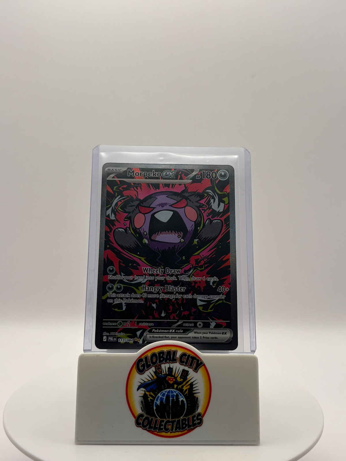 Pokémon 2026 Pitch Black 177/084 Morpeko EX Special Illustration Rare
