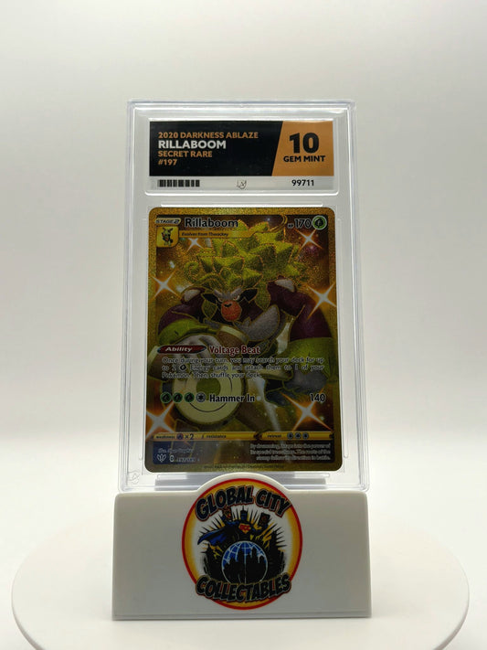 Pokémon 2020 Darkness Ablaze 197/189 Rillaboom Secret Rare