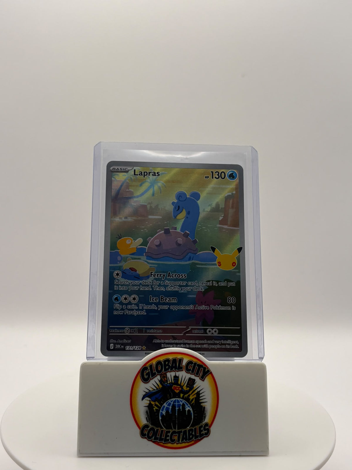 Pokémon 2026 30th Celebration 131/128 Lapras Illustration Rare