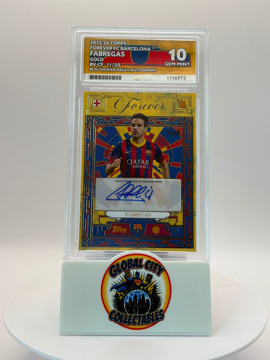 Topps Forever FC Barcelona 2026 - Cesc Fabregas Autograph - 11/50