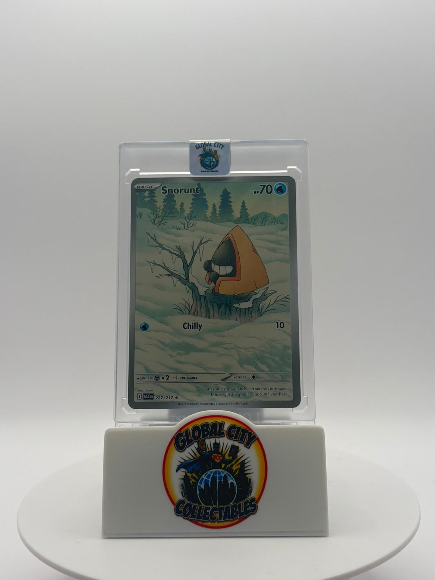 Pokémon 2026 Ascended Heroes expansion 227/217 Snorunt Illustration Rare