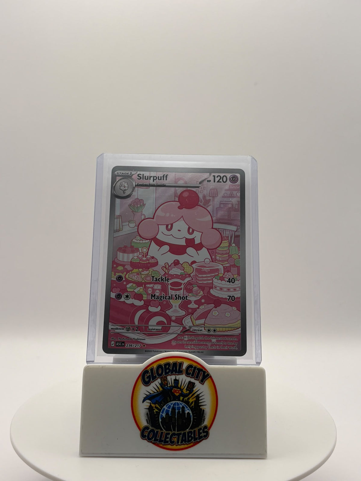 Pokémon 2026 Ascended Heroes 236/217 Slurpuff Illustration Rare
