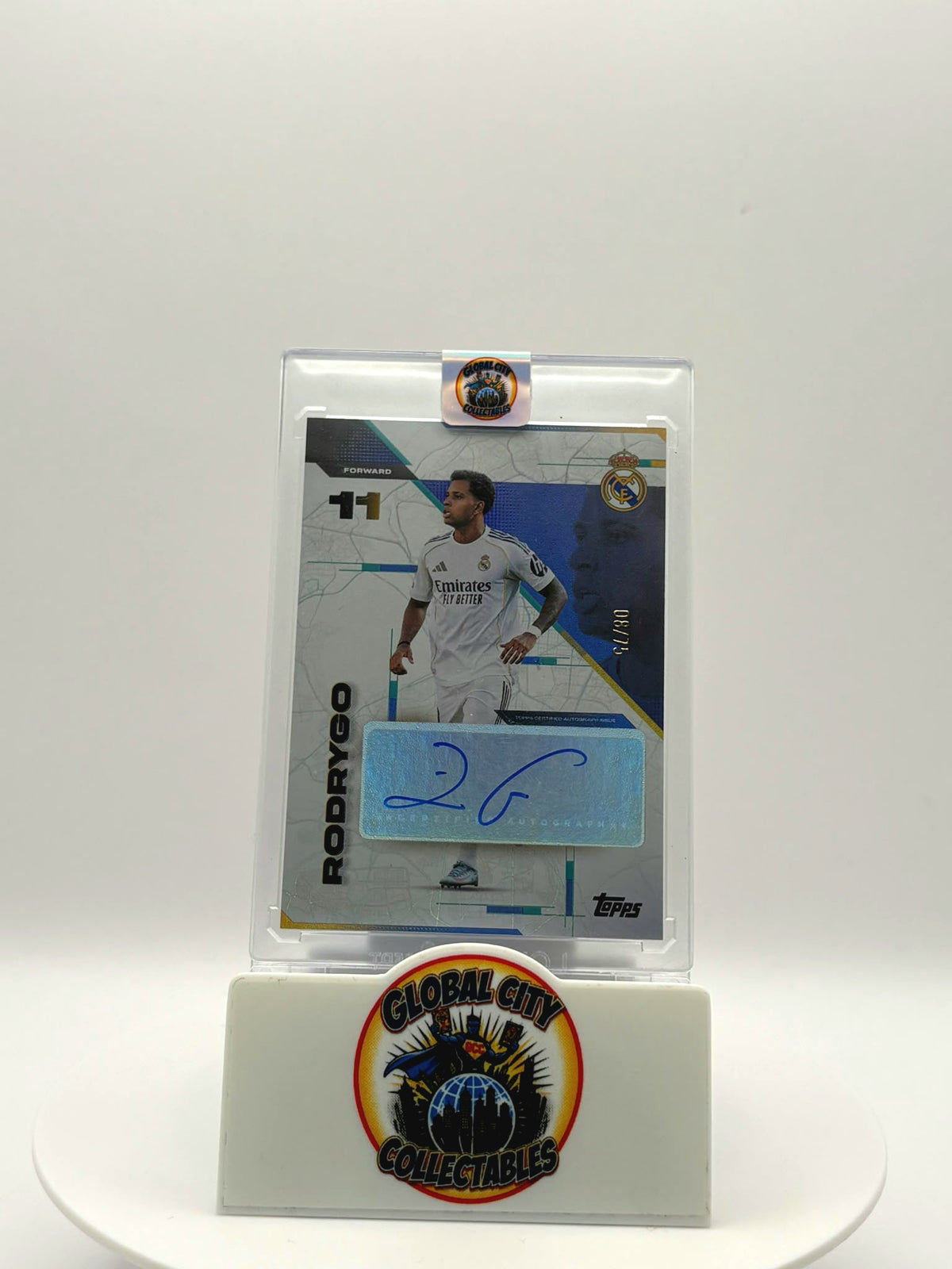 Topps Los Blancos 2026 - Real Madrid - Rodrygo Autograph - 08/75