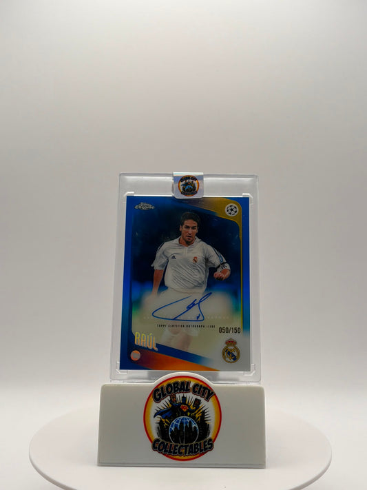 Topps Chrome UCC 2026 - Real Madrid - Raul Autograph - 050/150