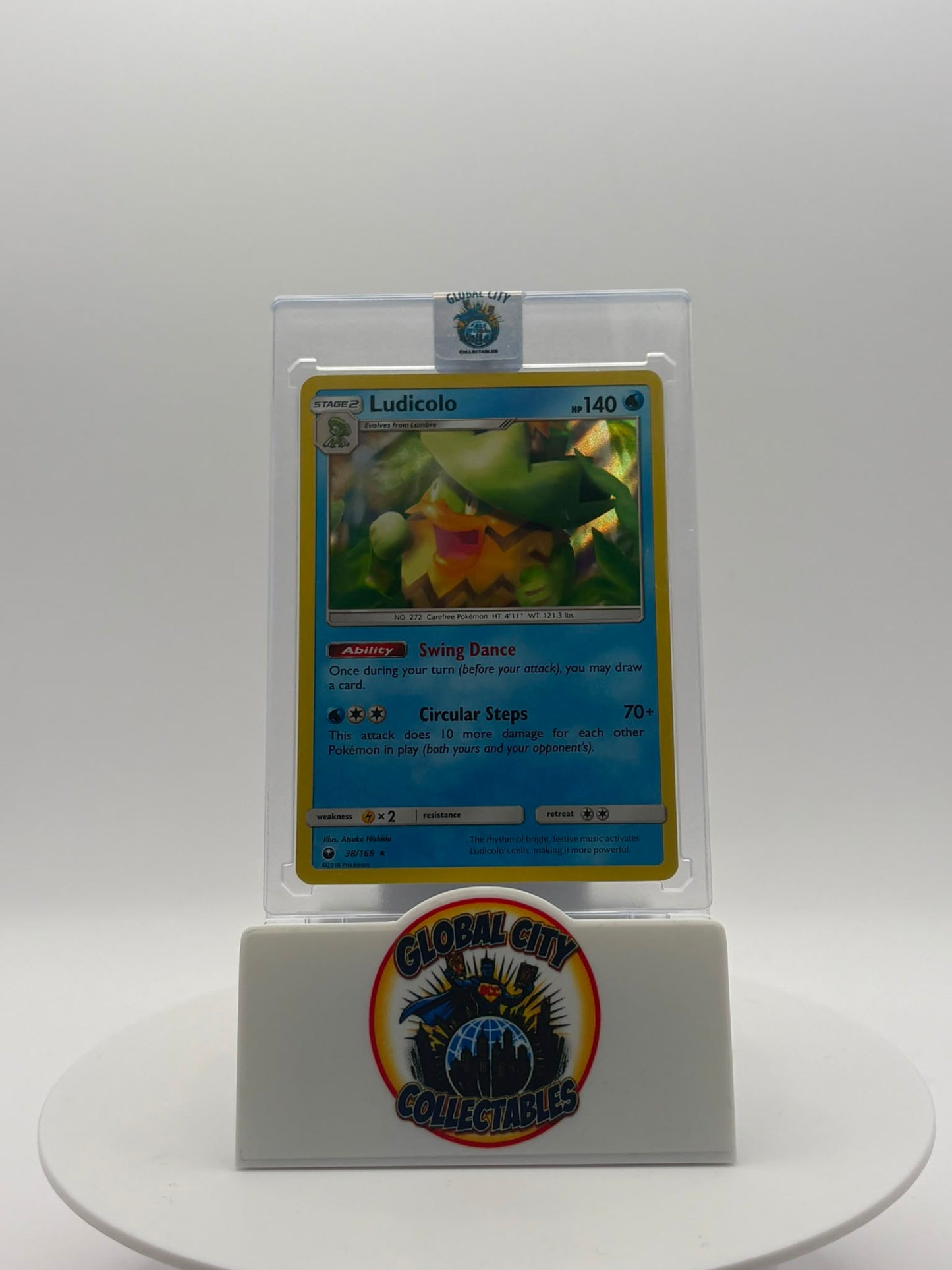 Pokémon 2018 Sun & Moon  036/168 Ludicolo Celestial Storm Expansion