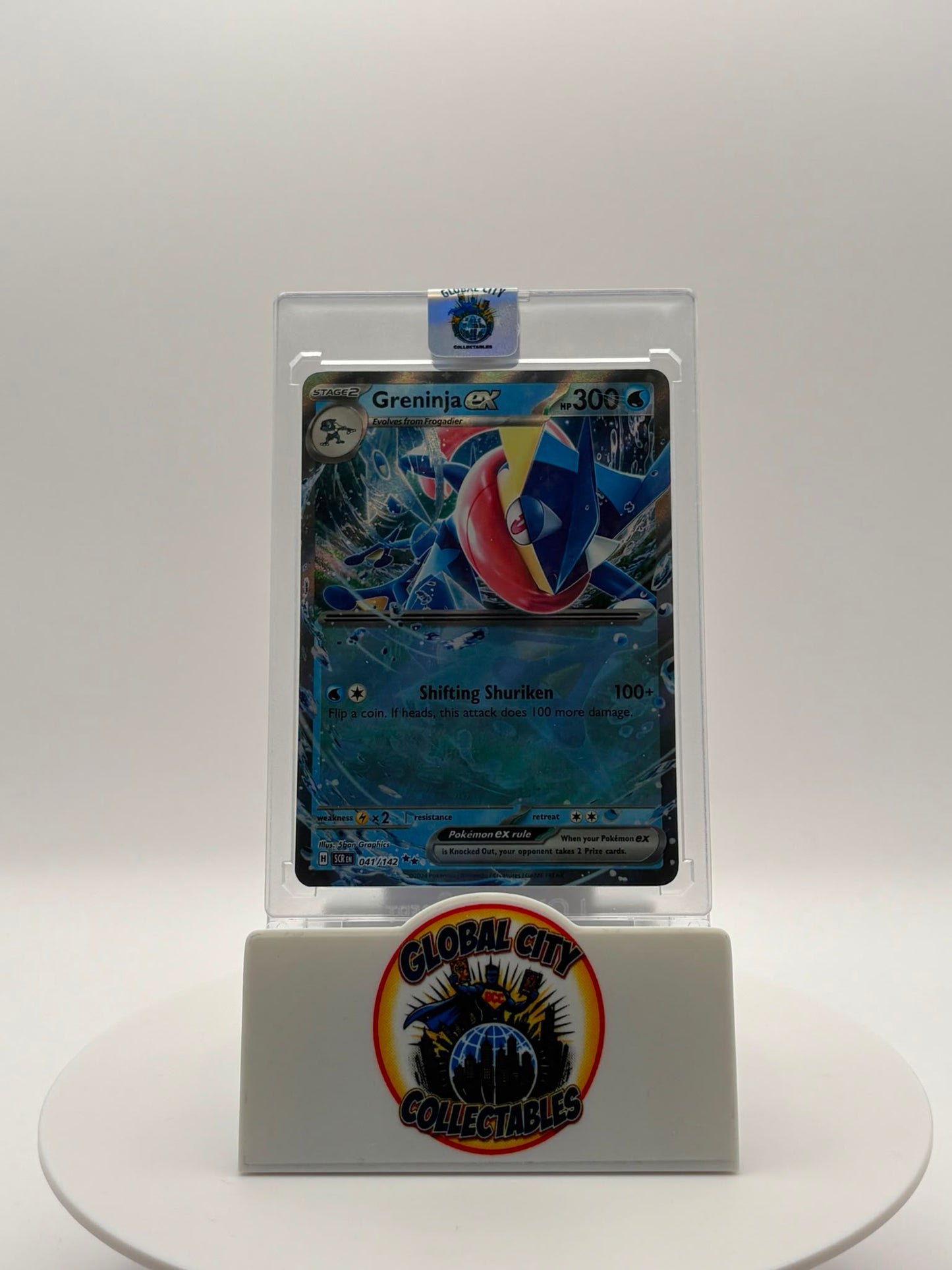 Pokémon 2024 Scarlet & Violet: Stellar Crown expansion 041/142 Greninja EX