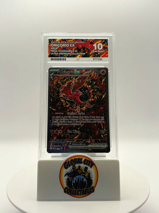 Pokémon 2025 Black Star Promo 024 Oricorio EX Mega Charizard X EX Ultra Premium Collection