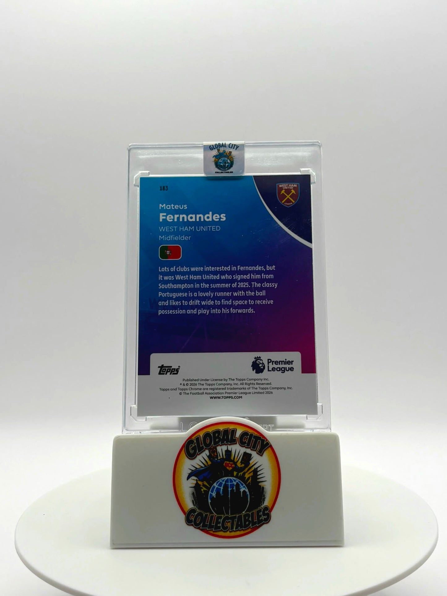 Topps Premier League 2026 - West Ham United - Mateus Fernandes - 26/50