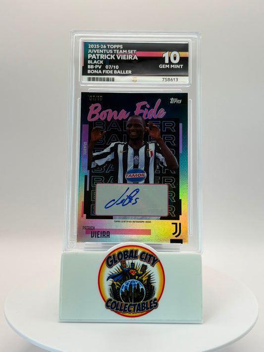 Topps Juventus Team Set 2026 - Bona Fide Baller - Patrick Vieira Autograph - 07/10