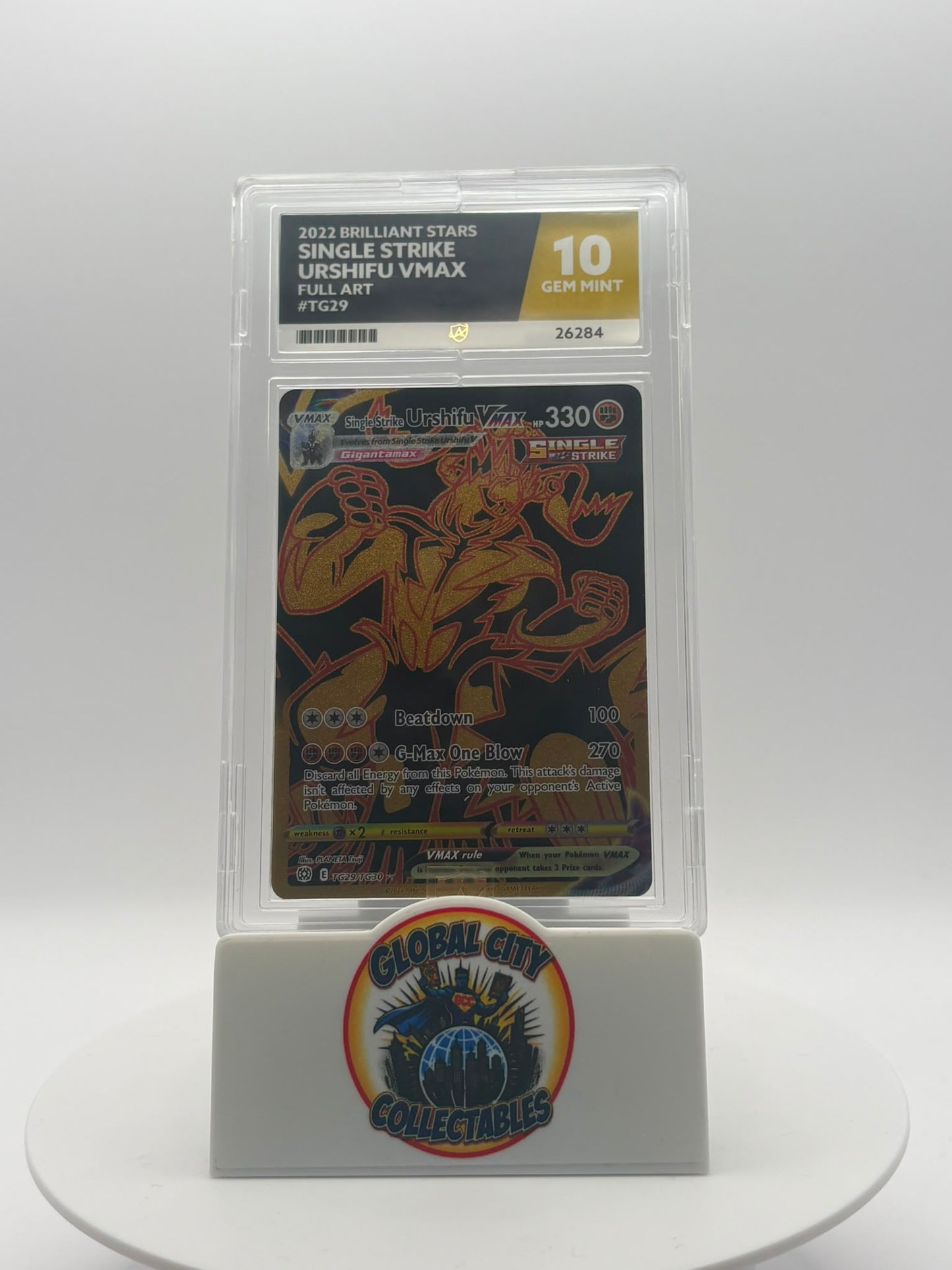 Pokémon 2022 Brilliant Stars TG29/TG30 Single Strike Urshifu VMax Full Art