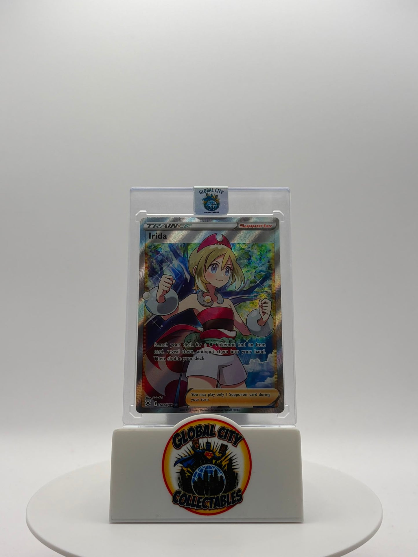 Pokémon 2022  Sword & Shield: Astral Radiance Expansion 186/189 Irida Ultra Rare