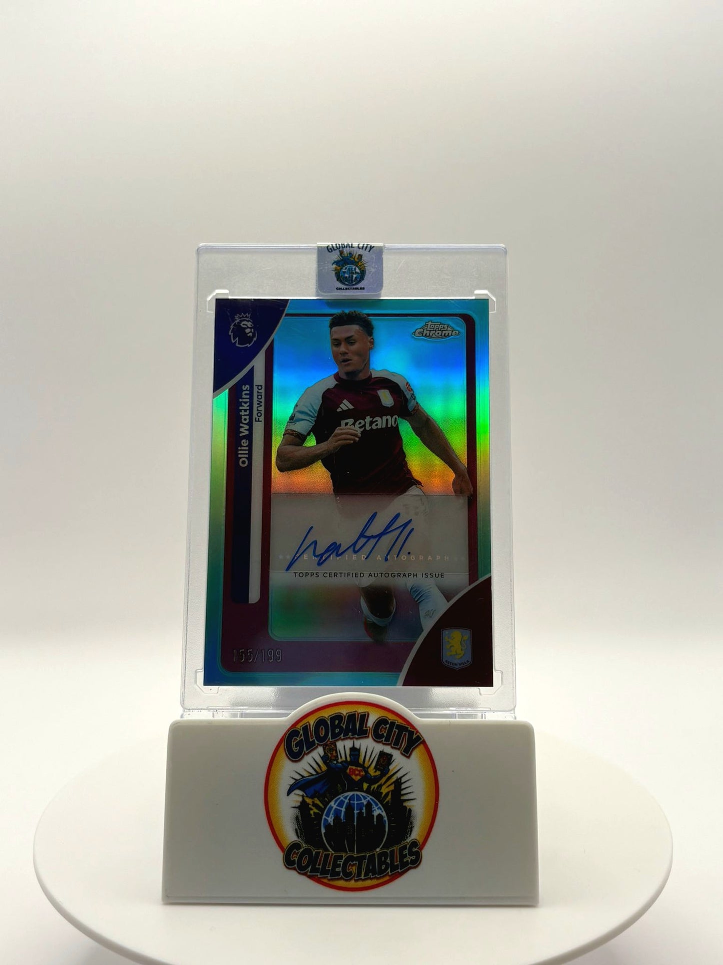 Topps Premier League 2026 - Aston Villa - Ollie Watkins Autograph - 155/199