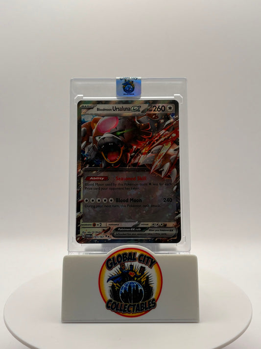 Pokémon 2024 Scarlet & Violet: Twilight Masquerade expansion.141/167 Bloodmoon Ursaluna EX