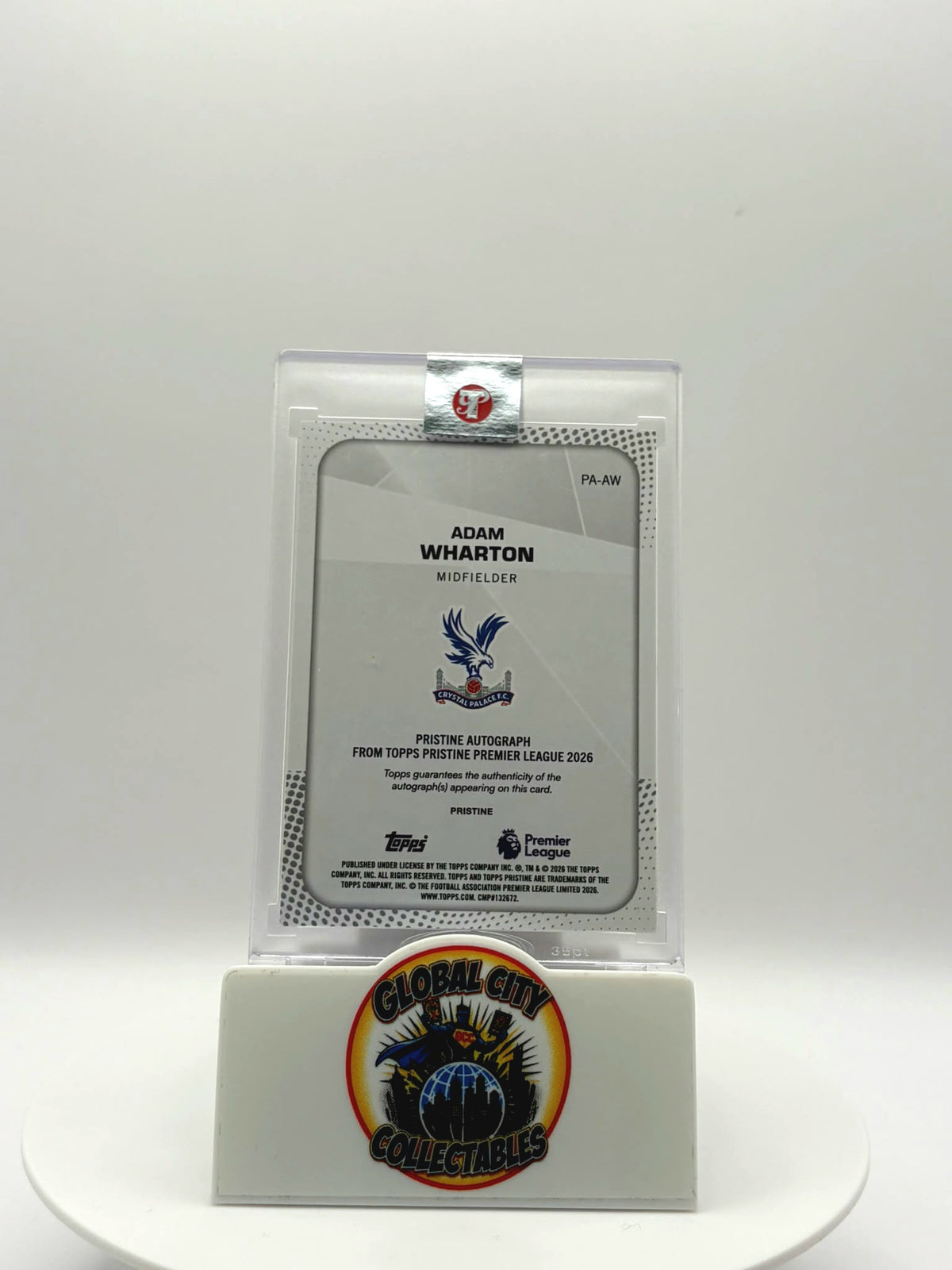 Topps Pristine Premier League 2026 - Crystal Palace - Adam Wharton Autograph - 18/25