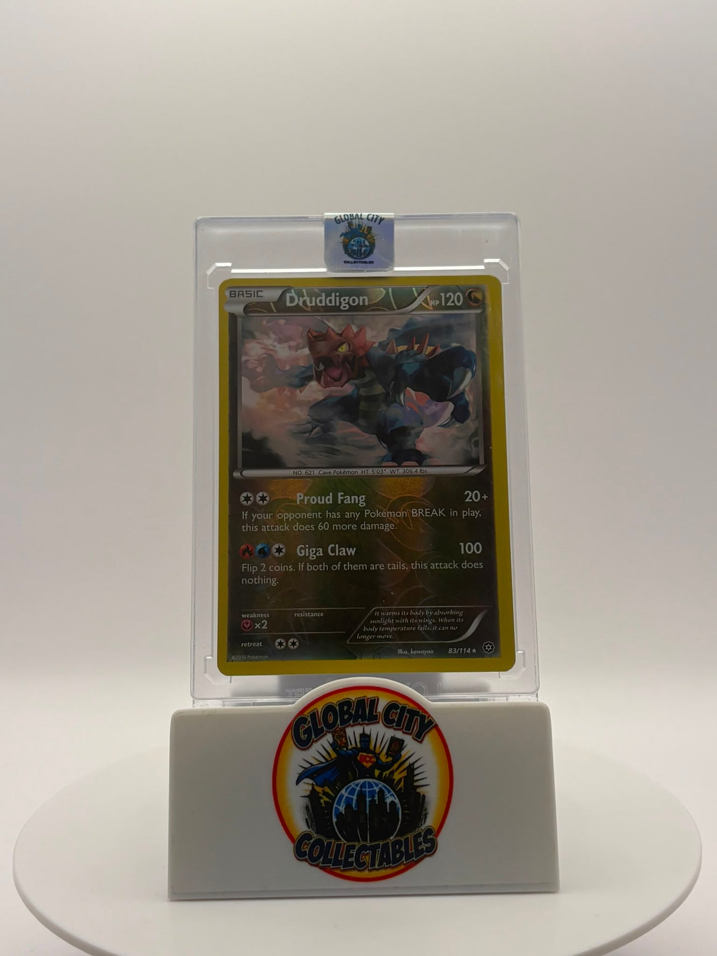 Pokémon 2016 XY: Steam Siege Expansion 083/114 Druddigon