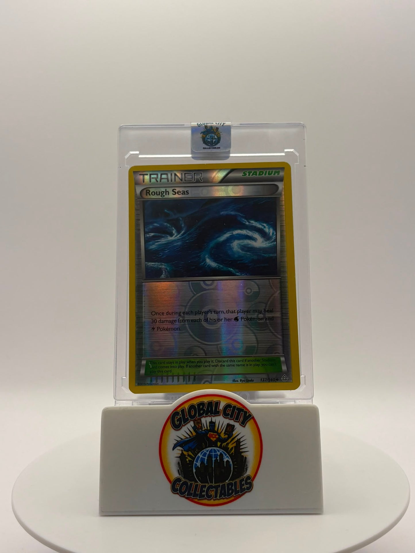 Pokémon2015 XY Primal Clash  137/160 Rough Seas Trainer