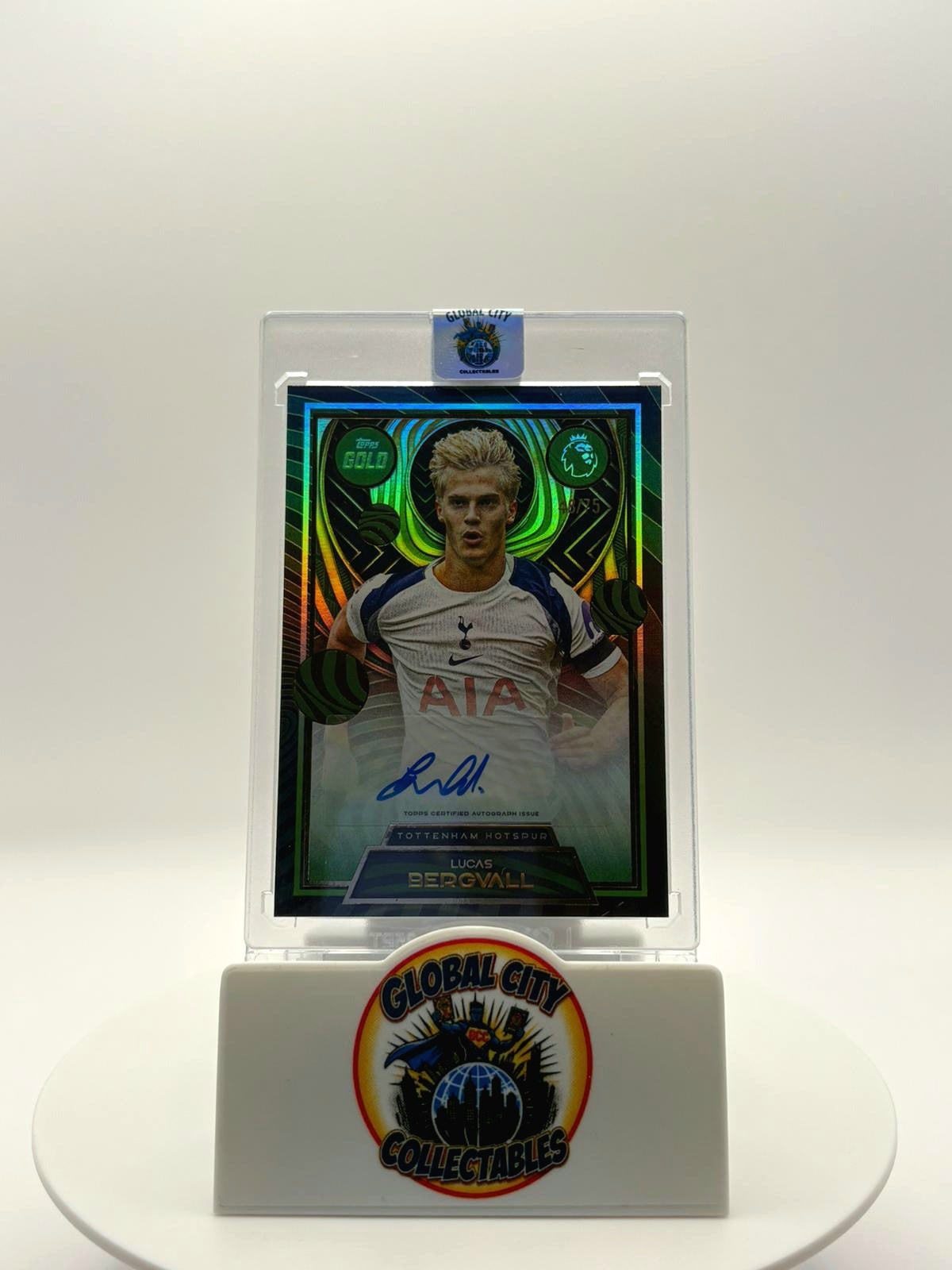 Topps Premier League Gold 2026 - Tottenham Hotspurs - Lucas Bergvall Autograph - 48/75