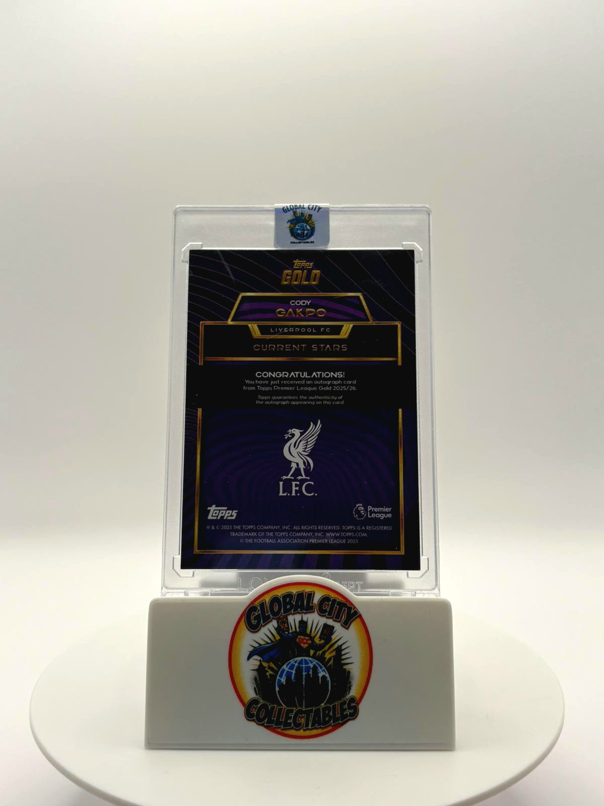 Topps Premier League Gold 2026 - Liverpool - Cody Gakpo Autograph - 48/50