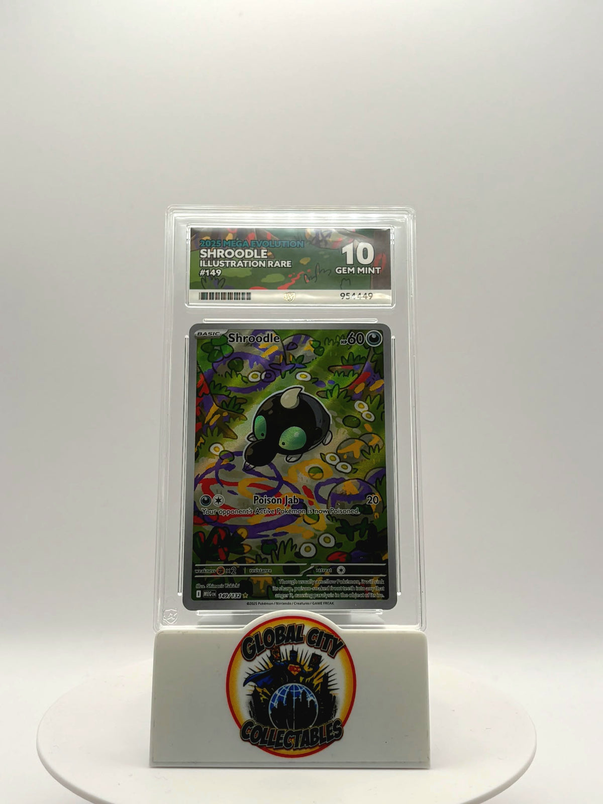 Pokémon 2025 Mega Evolution 149/132 Shroodle Illustration Rare