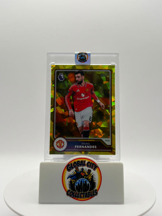 Topps Premier League 2026/27 - Manchester United - Bruno Fernandes Gold Mini Diamond - 117/299