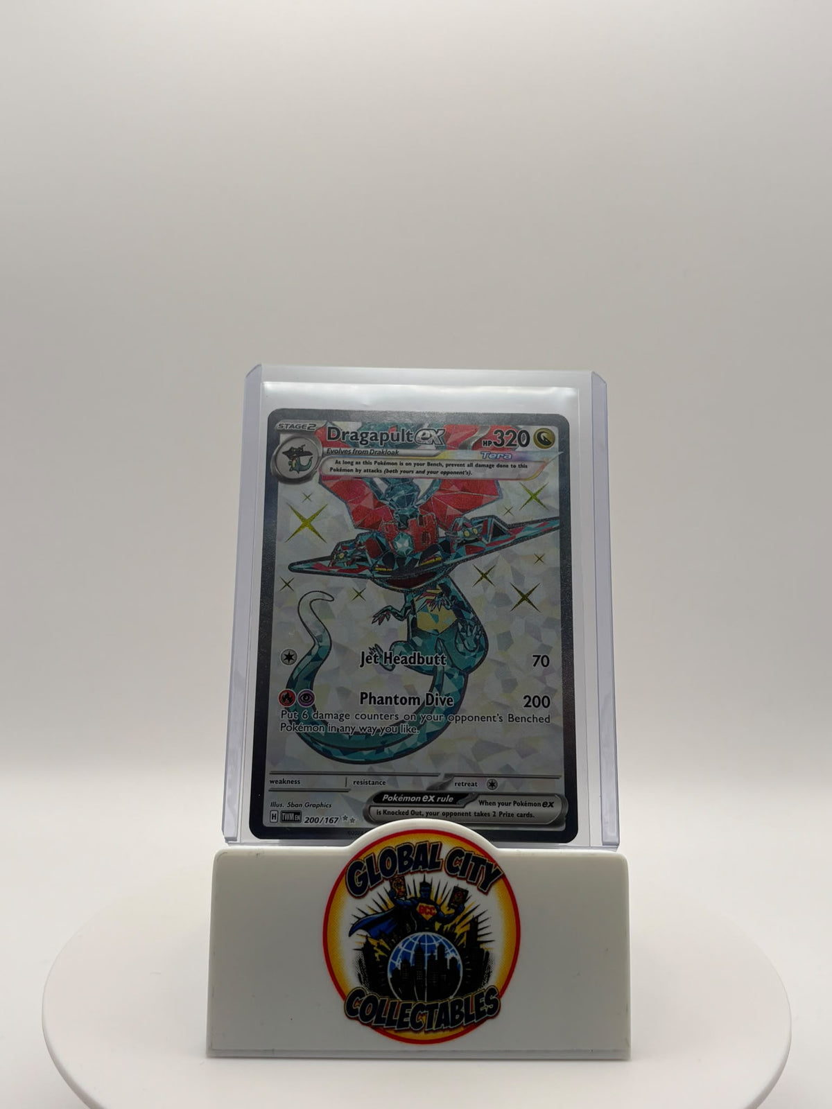 Pokemon 2024 Twilight Masquerade 200/167 Dragapult Ex Ultra Rare