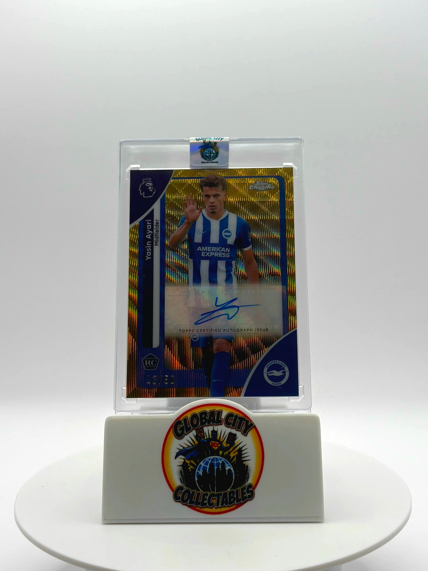 Topps Premier League 2026 - Brighton & Hove Albion - Yasin Ayari RC Autograph - 43/50