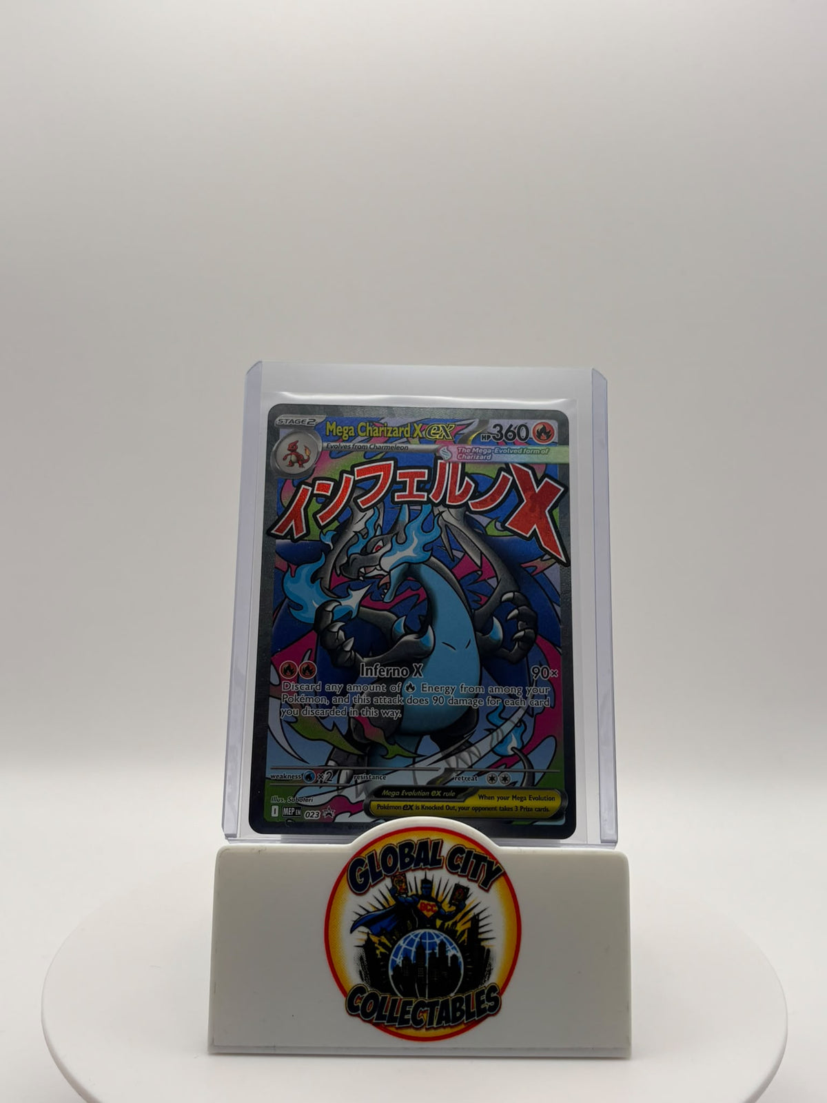 Pokemon 2025 Mega Evolution Promo 023 Mega Charizard X Ex