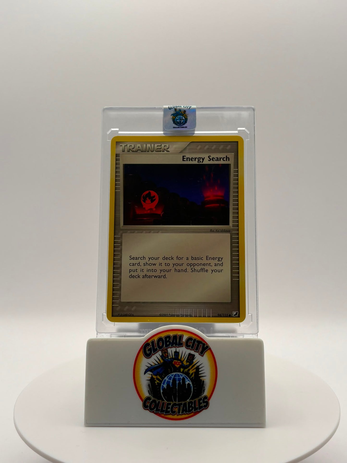 Pokémon 2005 EX Unseen Forces 094/115 Energy Search Trainer