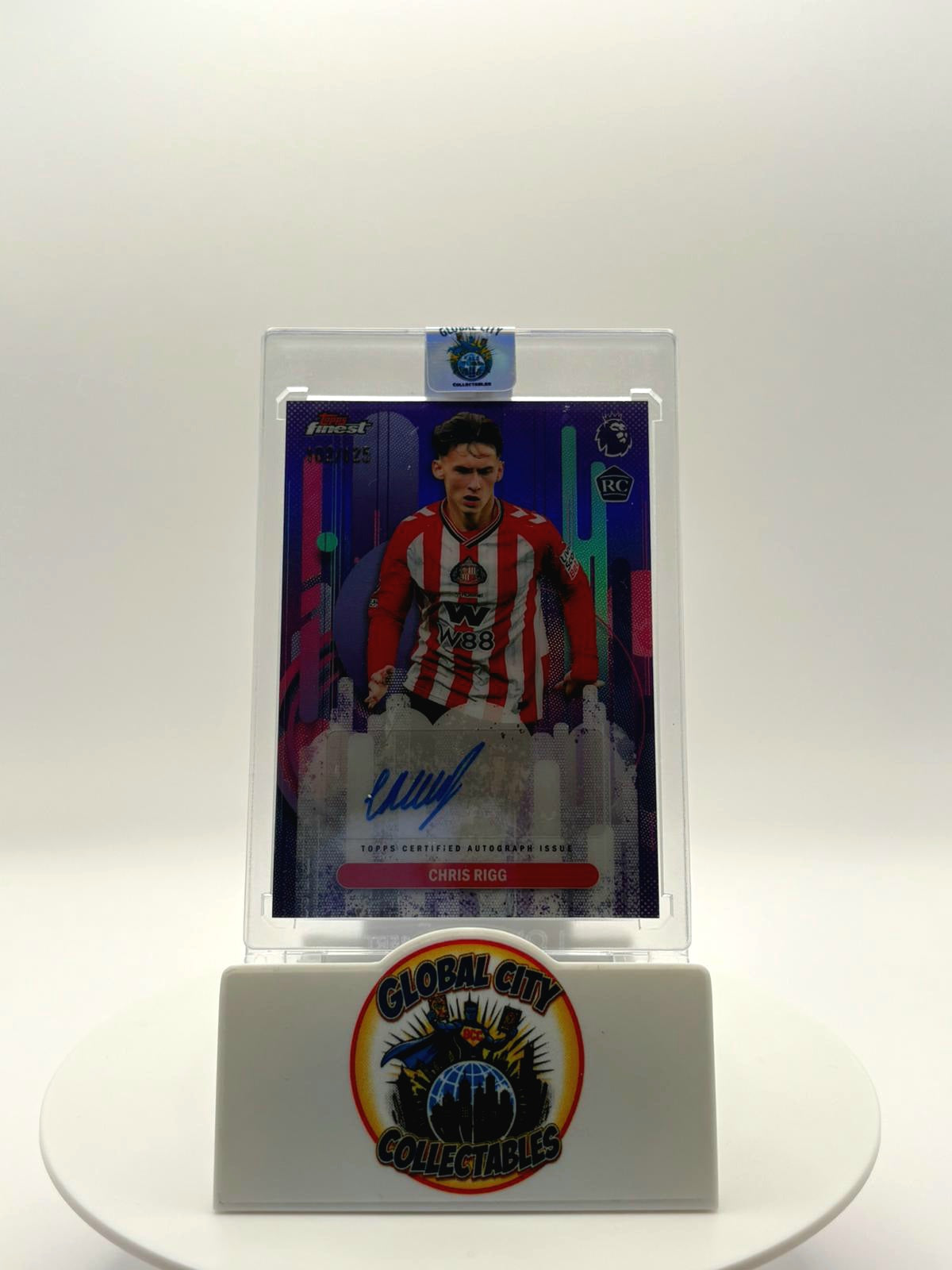 Topps Finest Premier League 2026 - Sunderland - Chris Rigg Autograph - 102/125