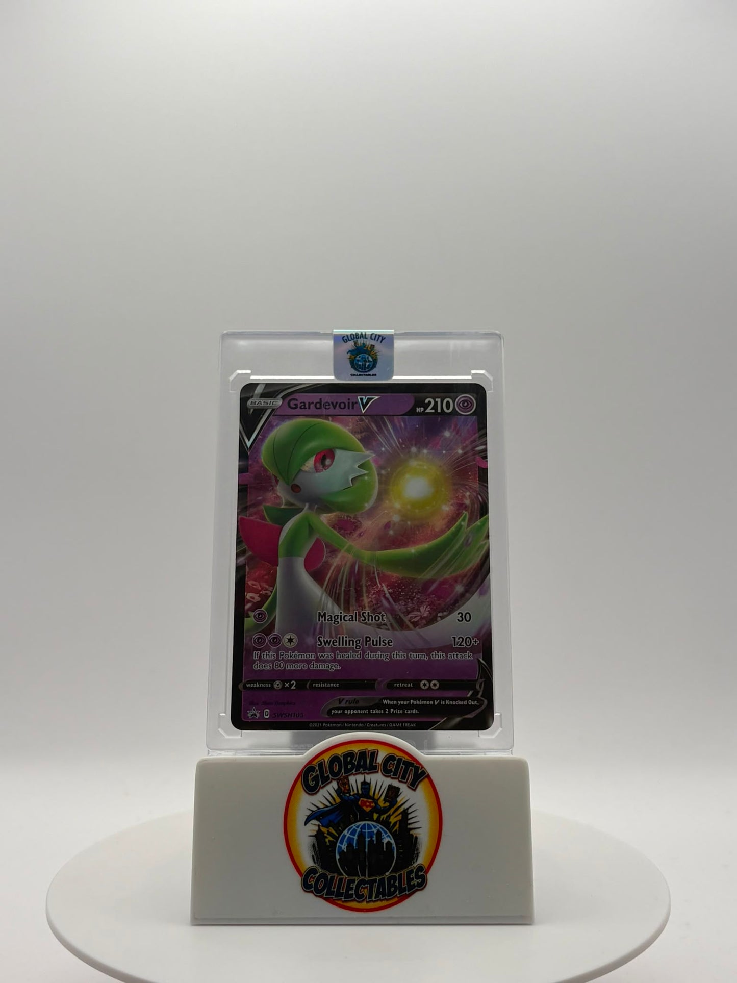 Pokémon 2021 Black Star Promo SWSH105 Gardevoir V