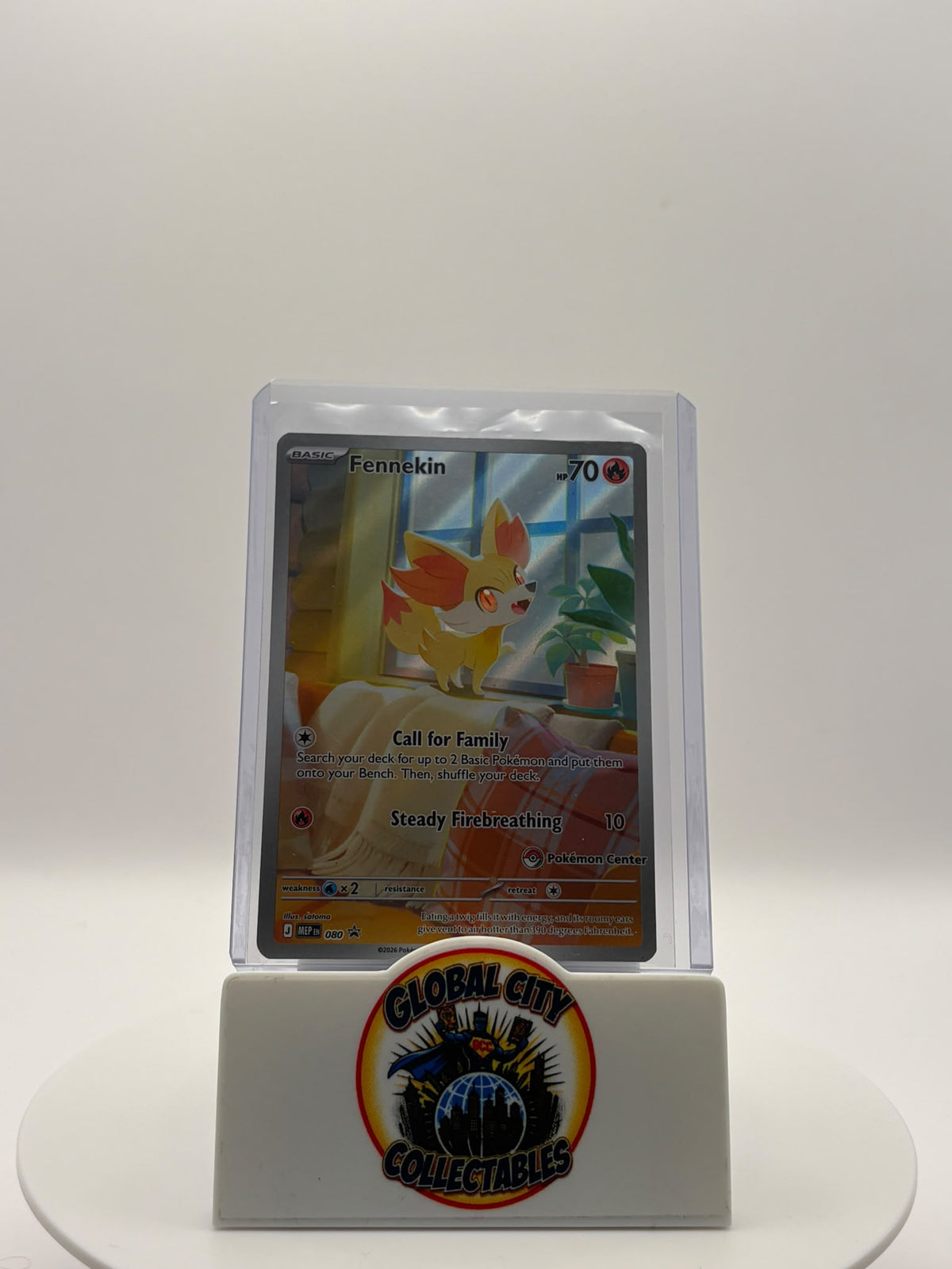 Pokémon 2026 Mega Evolutions 080 Fennekin (Pokémon Centre Promo)